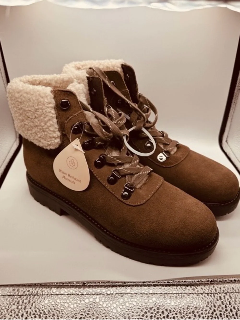 Women's Suede & Shearling Boot